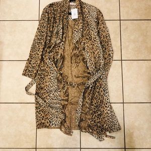 NWT Leopard jacket